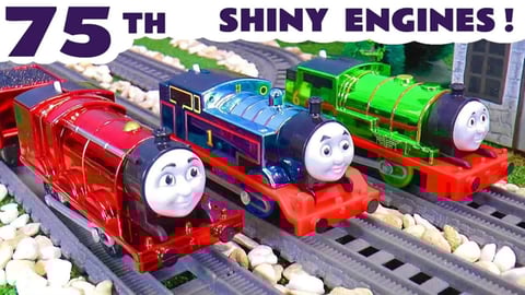 Thomas and Friends Trackmaster 75th Celebration Metallic ...
