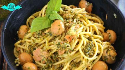 PESTO PASTA WITH TUNA | FOXY FOLKSY - Modern Filipino Kit...