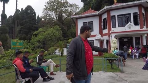 Entering Peace Pagoda | Darjeeling | West Bengal