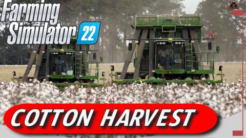 Cotton Harvest Big Money Farming Simulator 22