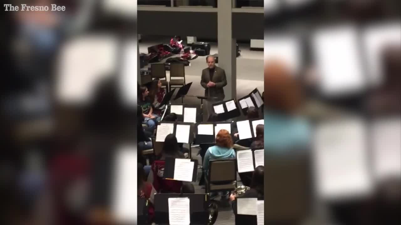 Stoneman Douglas High School band director thanks Central Unified band