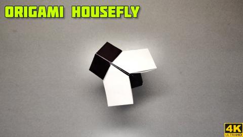 Origami Housefly | Origami tutorial | Paper craft
