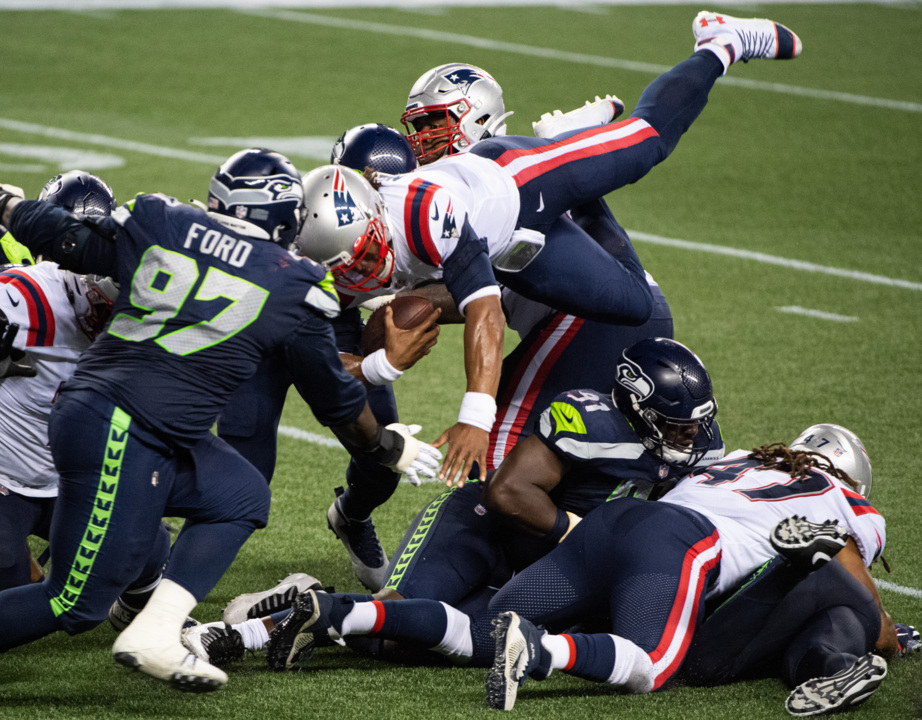 New England Patriots wide receiver Julian Edelman (11) catches an  uncontested touchdown pass with just over 2 minutes left in the game., Don't Miss This