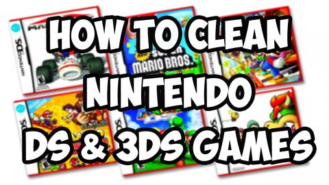 How To Clean A Nintendo DS & 3DS Game