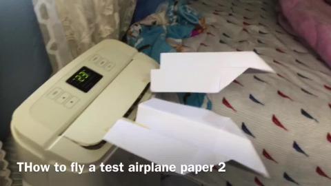 how to fly a test airplane paper 2