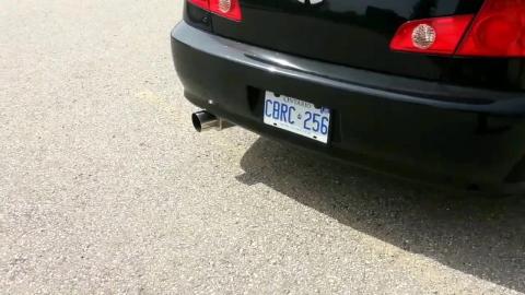 Infiniti G35x with Real HKS Catback