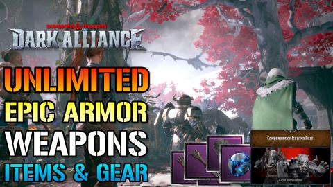 D&D Dark Alliance: How To Get UNLIMITED EPIC Weapons, Ite...
