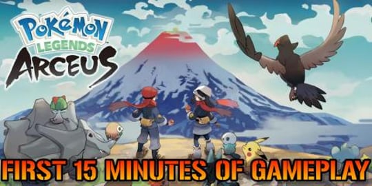 Pokemon Legends Arceus: First 15 Minutes Of Gameplay & FR...