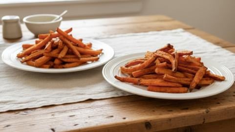 How to Make Curried Carrot Fries with an Air Fryer