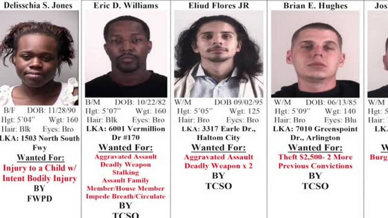 Crime Stoppers Fort Worth Police's 10 Most Wanted Criminals, September
