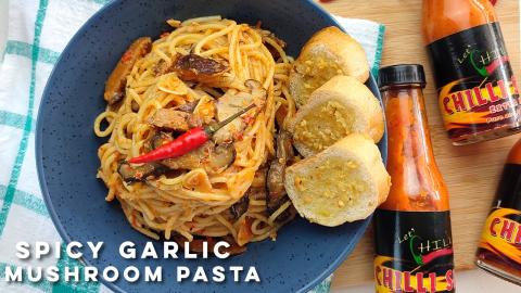 Spicy Garlic Mushroom Pasta Recipe