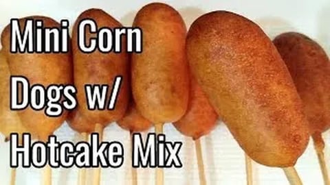 TBPH92 _ MINI CORN DOGS USING HOTCAKE MIX _ Filipino Food...