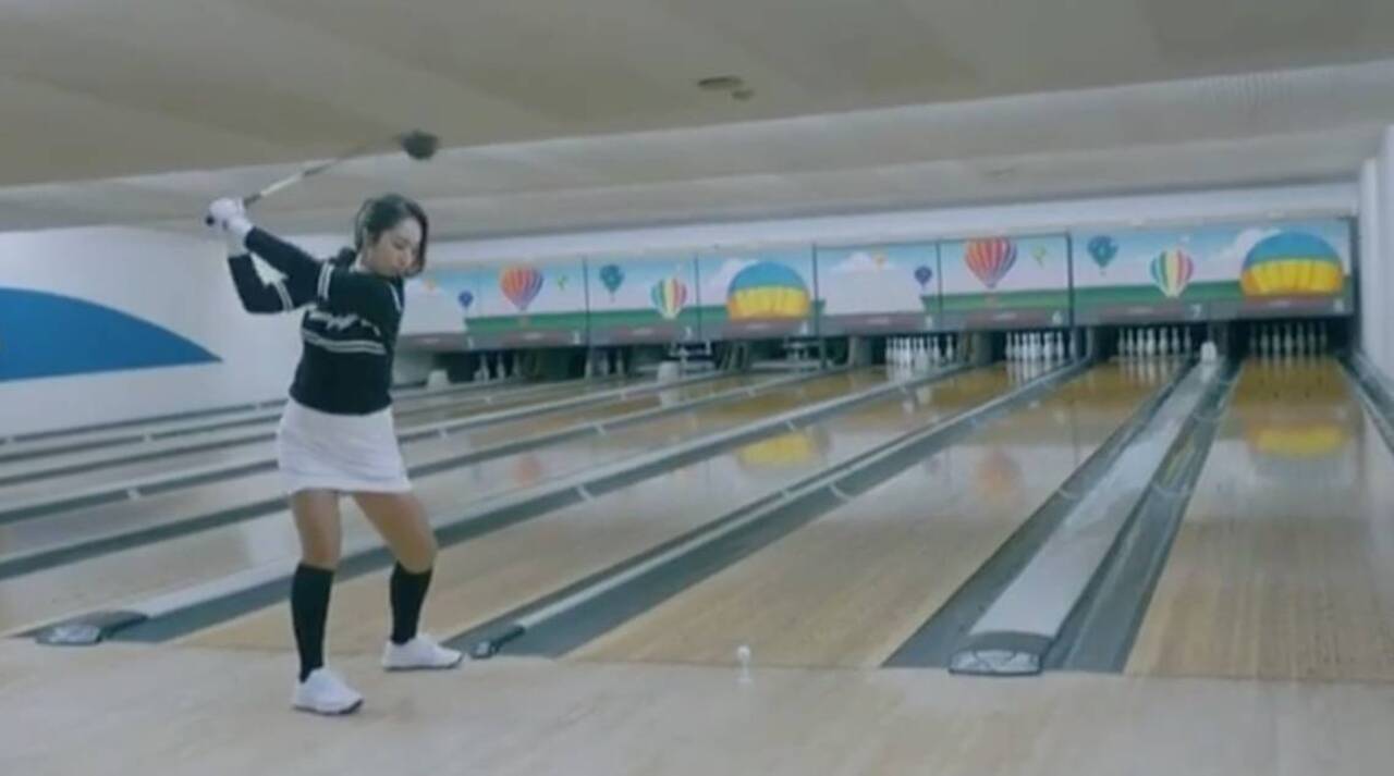 The unforegettable bowling strike made with a golf ball Wichita Eagle