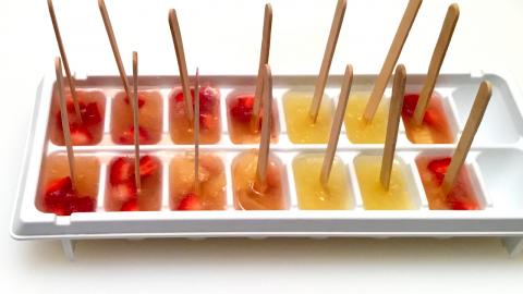 How to Make Mini Fruit Pops / Healthy Refreshing Snacks, ...
