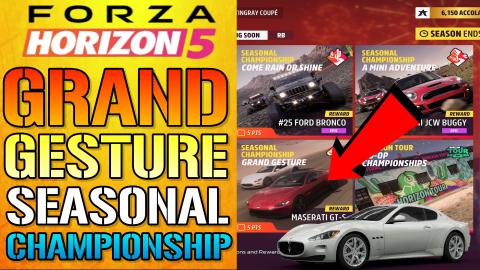 Forza Horizon 5: Grand Gesture Guide! How To Get The Mase...
