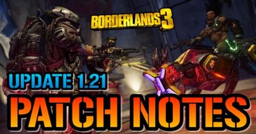 Borderlands 3: Update 1.21 Patch Notes | Brings The Arms ...
