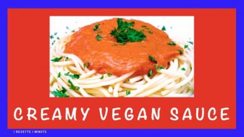 Creamy Tomato Basil Vegan Sauce / Easy Healthy Recipe