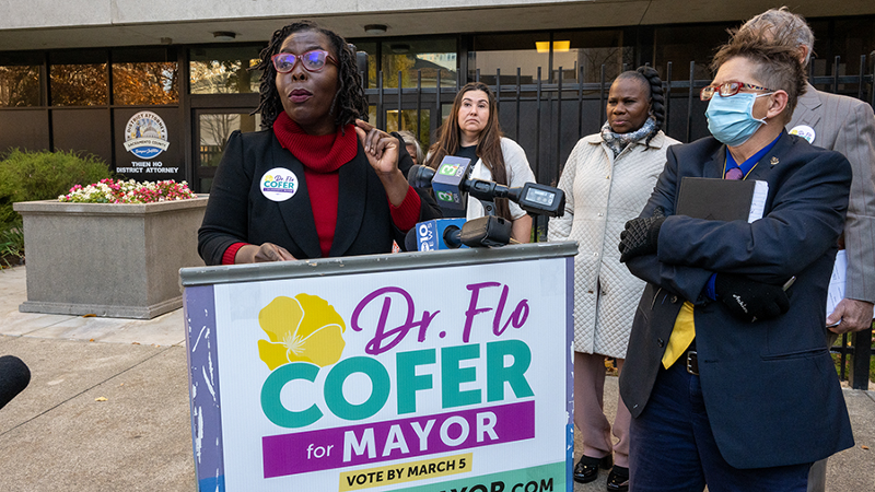 Mayoral Candidate Dr. Flojaune Cofer Calls Out DA Thien Ho On ...