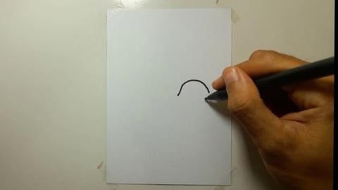 Drawing graffiti angry oriental cat