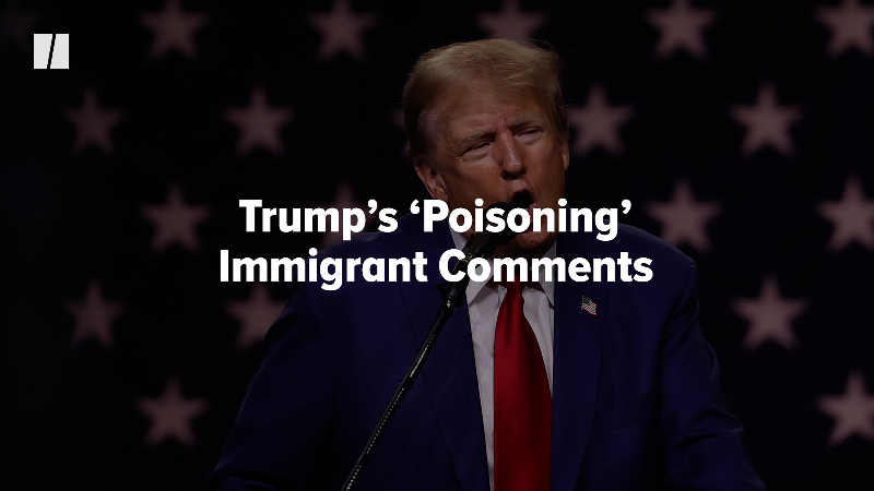 Trump Defends Controversial Comments About Immigrants Poisoning The ...