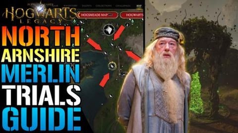 Hogwarts Legacy: Merlin Trials North "Aranshire" GUIDE! A...