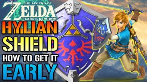 Zelda: Tears Of The Kingdom "Hylian Shield" How To Get Th...