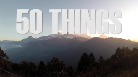50 Things I Never Did Before Travelling