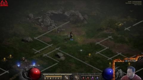 Diablo 2 - Resurrected Act1 Part 5 Sorceress Playthrough