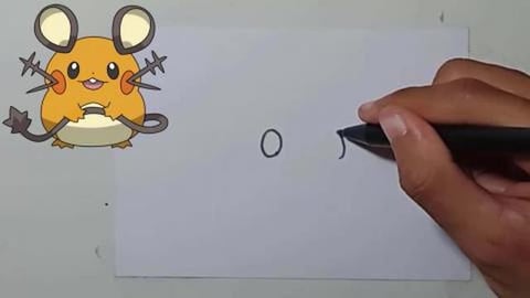 Drawing Pokemon dedenne shorts