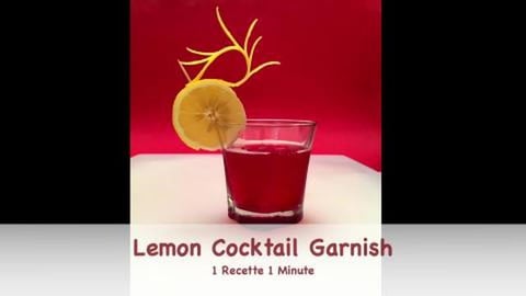 Lemon Cocktail Garnish (shorts)