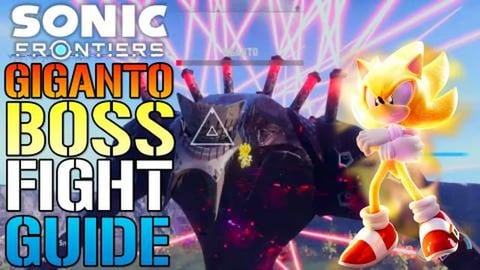 Sonic Frontiers: Giganto BOSS Fight! Kronos Island Final ...