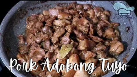 Pork Adobo na Tuyo _ Adobong Tuyo _ Pinoy Food _ Taste Bu...