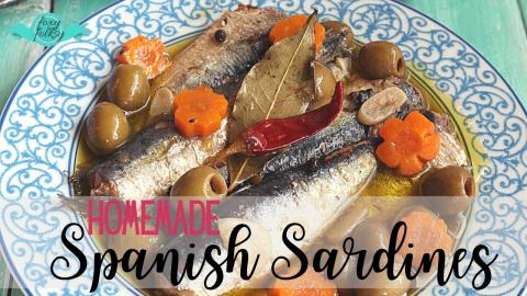Homemade SPANISH SARDINES  | FOXY FOLKSY Recipes