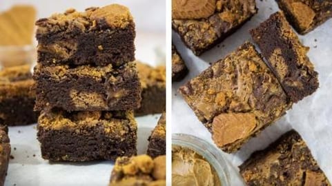 Baking Biscoff Brownies