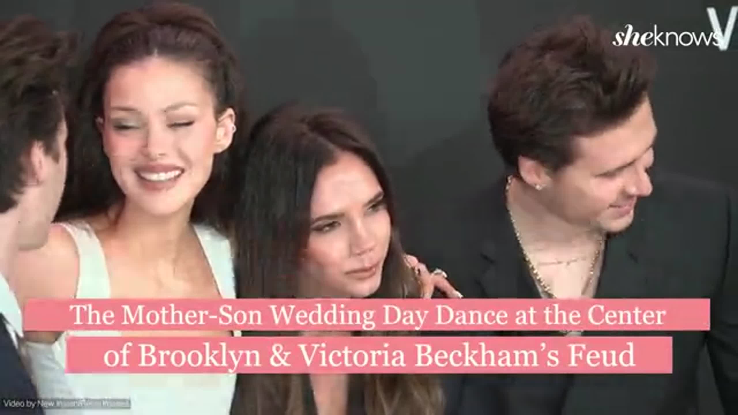 The Mother-Son Wedding Day Dance at the Center of Brooklyn & Victoria Beckham’s Feud