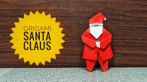 Origami Santa Claus _ Christmas origami