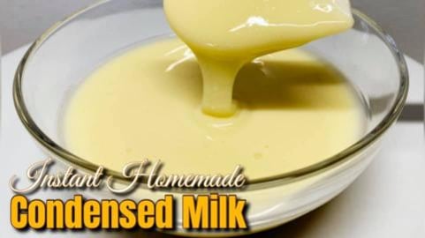 Instant Homemade Condensed Milk Recipe