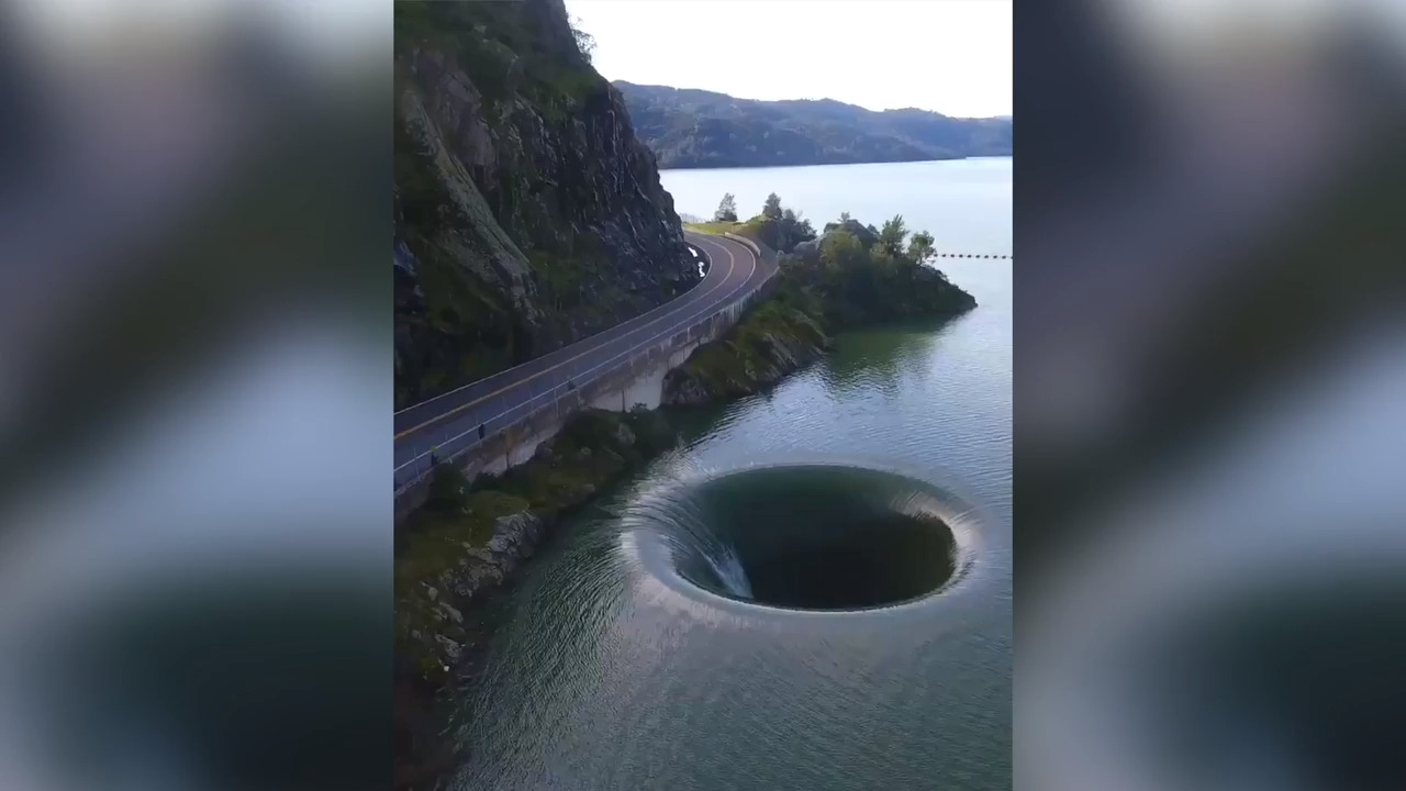 See drone footage of glory hole in Lake Berryessa | Sacramento Bee