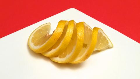 How to Quickly Make Lemon Garnishes
