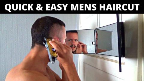 The EASIEST Mens Self Haircut & Benefits