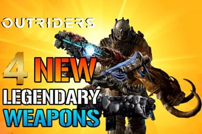 Outriders: 4 NEW AMAZING! Legendary Weapons Coming To Out...