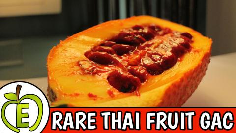 Rare Thai Fruit Taste Test - Gac Fruit