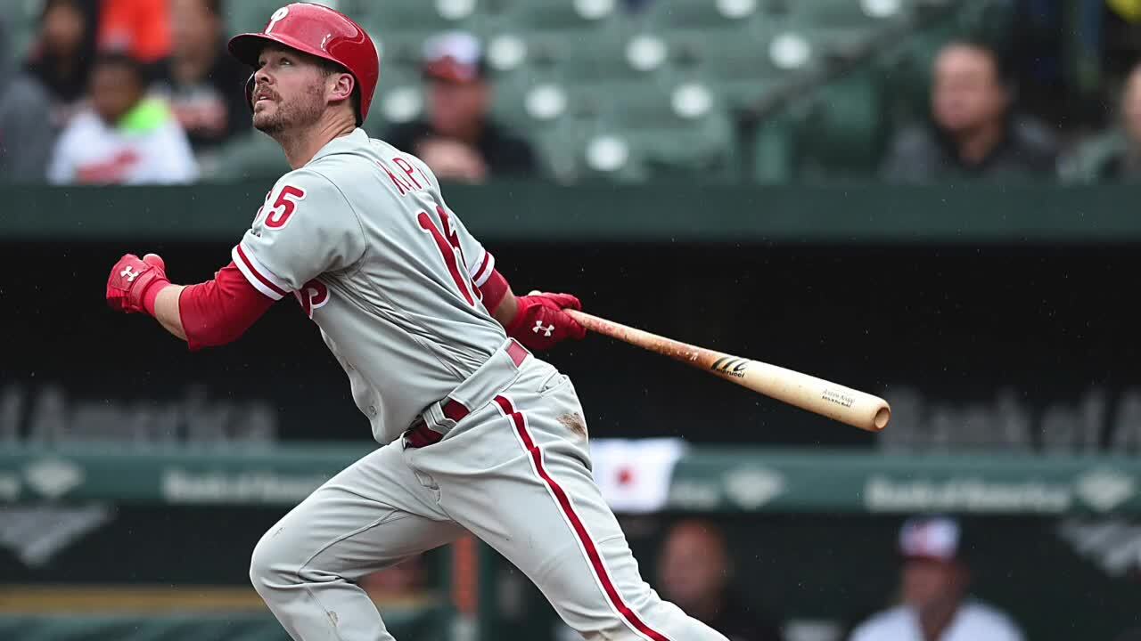 Phillies' Rhys Hoskins has gone from unwanted to unbelievable