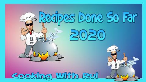 Recipes Done So Far 2020