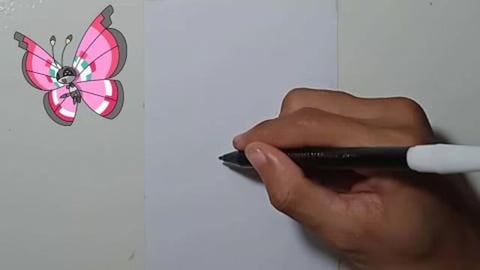 Drawing Pokemon vivillon