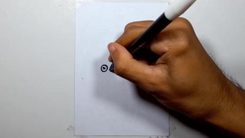 Drawing stitched zombie head graffiti shorts
