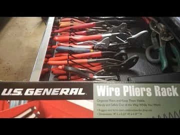 Harbor Freight US General Pliers Rack Review