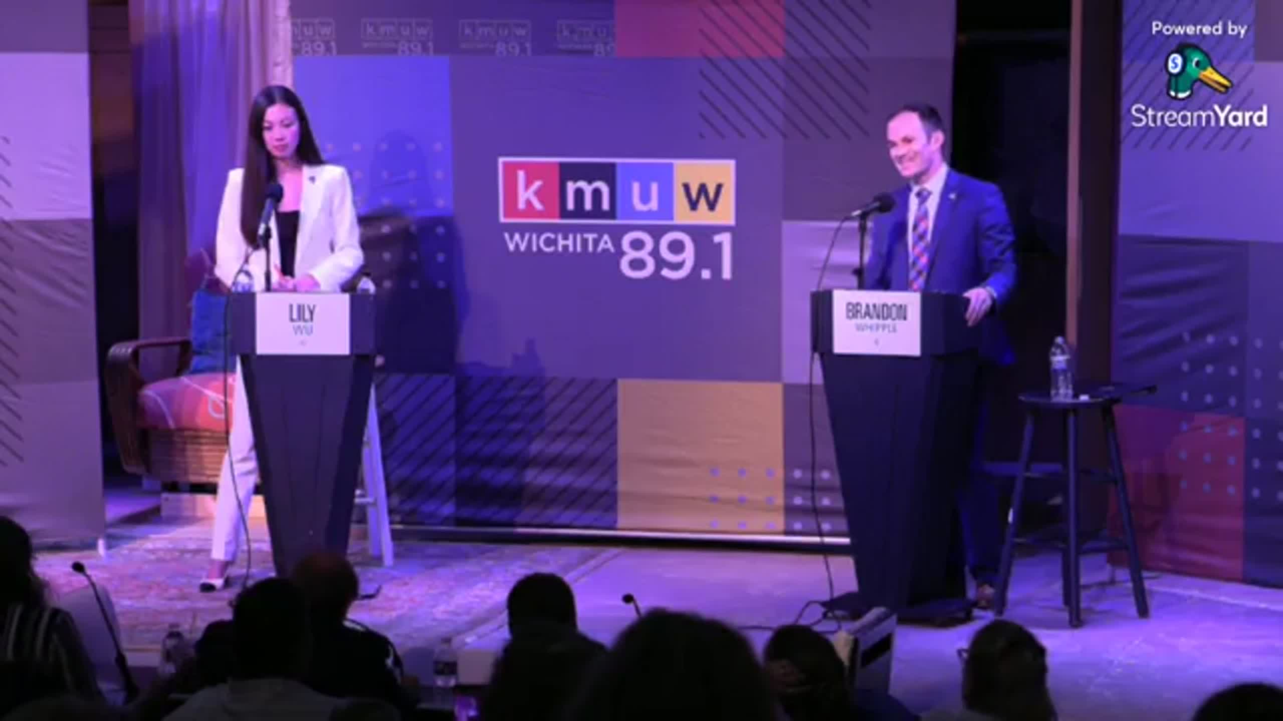 Wichita mayor candidates Whipple and Wu debate parking Wichita Eagle