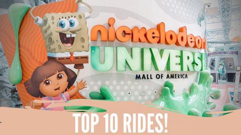 Top 10 Rides at Nickelodeon Universe - Mall of America
