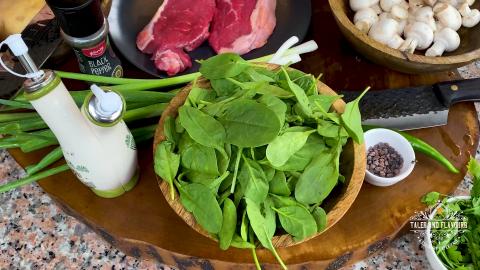 Tales and Flavours - Beef Steak with sweet potatoes and s...